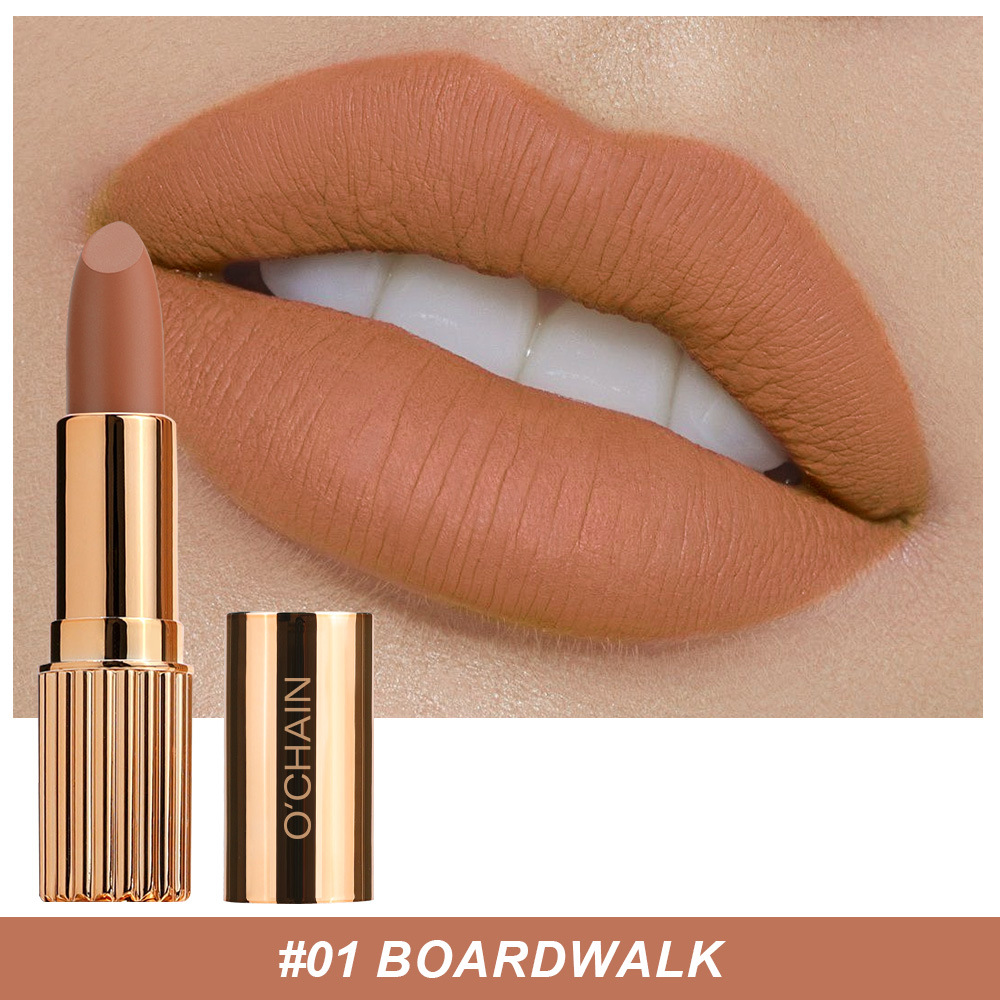 Velvet Matte Lipstick With A Fogged Finish Non-fading Waterproof Long-lasting And Non-stick Cup Lipstick