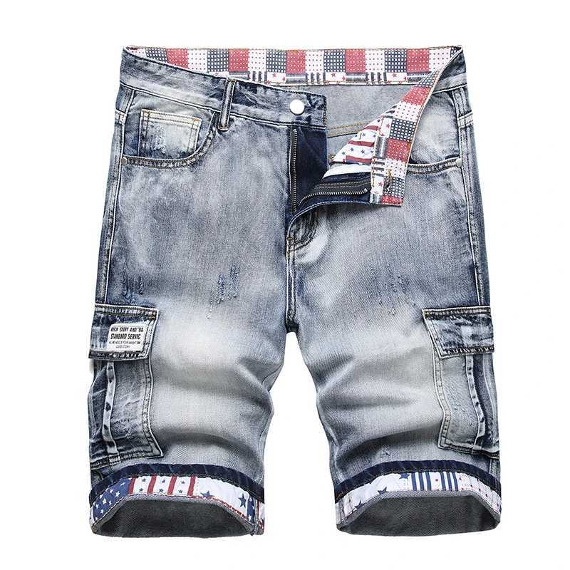 2024 Summer New Mens Short Jeans Brand Clothing Bermuda Cotton Shorts Men Streetwear Breathable Casual Denim Shorts T250603