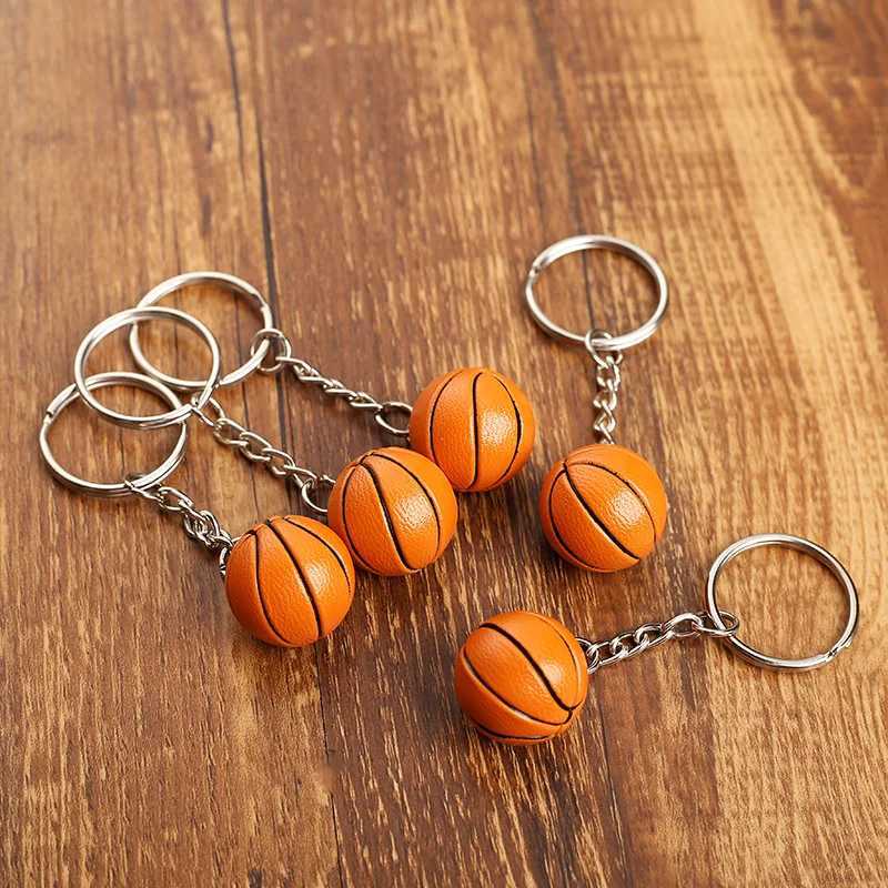 Basketball Keychain Ornaments Business Football Gifts Volleyball Football Beach Ball Key Chain Chains Rings Sport K6072 XJ250602