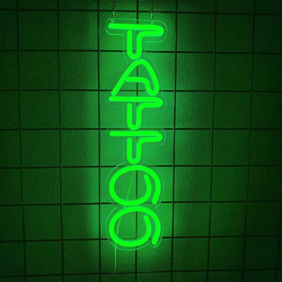 Neon With Tattoo Theme Business Of Tattoo Studio USB Powered Used For Bedroom Club Decor Gift For Tattoo Lovers. XJ250602
