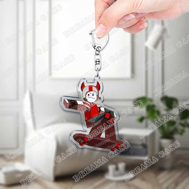 Trending Game Cartoon Phighting Chibis Keychains for Accessories Bag Keyrings Jewelry Fans Friends Gifts XJ250602