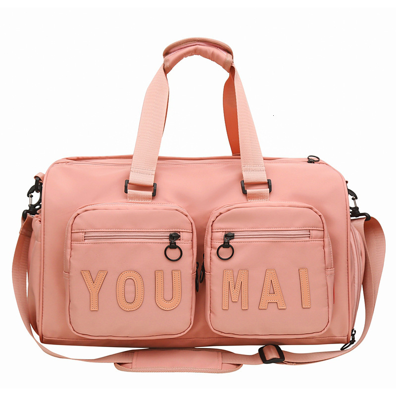 New Handheld Mommy Large Capacity Double Shoulder Backpack Portable Dual-use Maternity Travel Bag