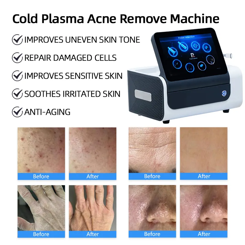 2025 Plasma Frio Cold Plasma Therapy Fibroblast 11-in-1 Acne Removal Machine