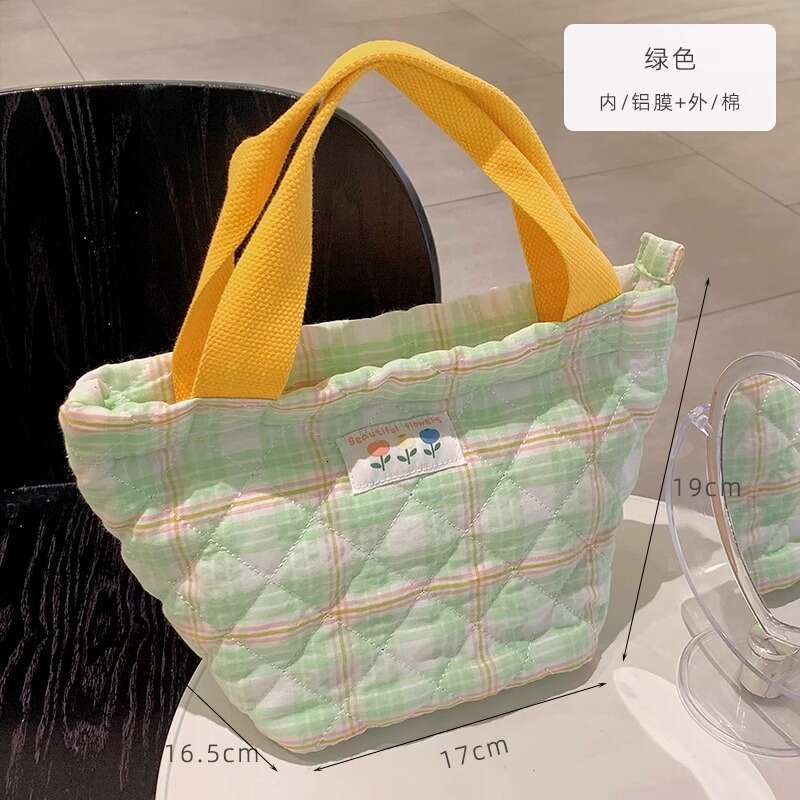 Insulated Box Portable Handbag Thickened Aluminum Foil Waterproof Office Worker Bag Elementary School Student Bento Lunch Pouch