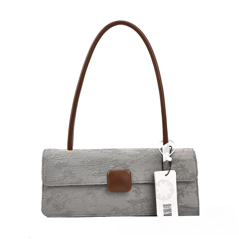 High quality brand new free designer bag retro armpit bag French niche bag new fashionable texture handbag small square bag new free designer bag