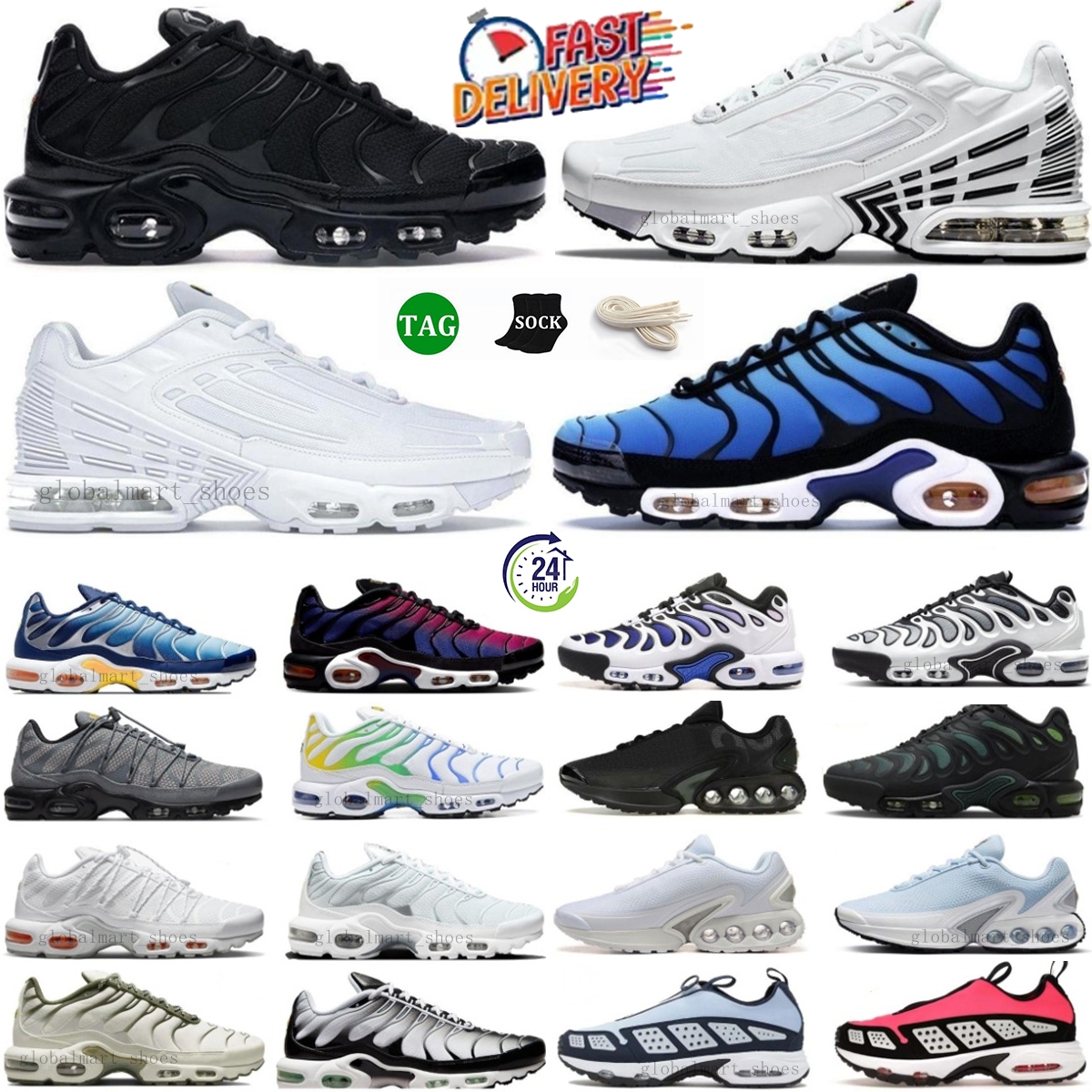 Classic All Black Running Shoes For Men And Women Designer Triple Black, White, Green, Royal Blue, Red, Yellow, Sail Grey, Multi Pink, And Orange Outdoor Sports Sneakers