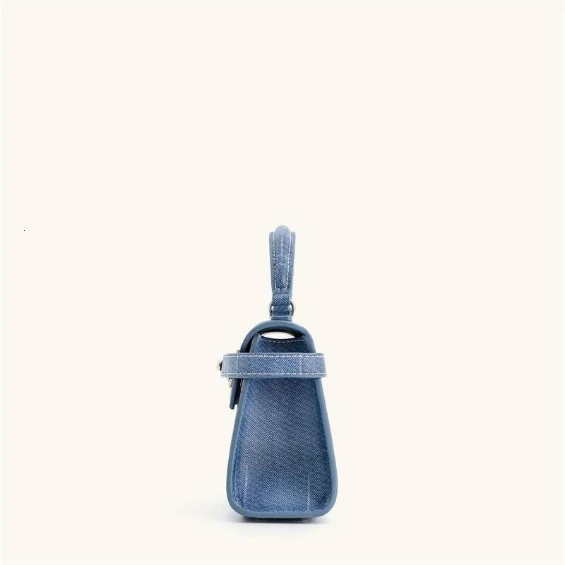 JW PEI Women's Handbag Elise Designer Fashion 2025 New Denim Blue Tote Small Square Crossbody Premium Women Bag