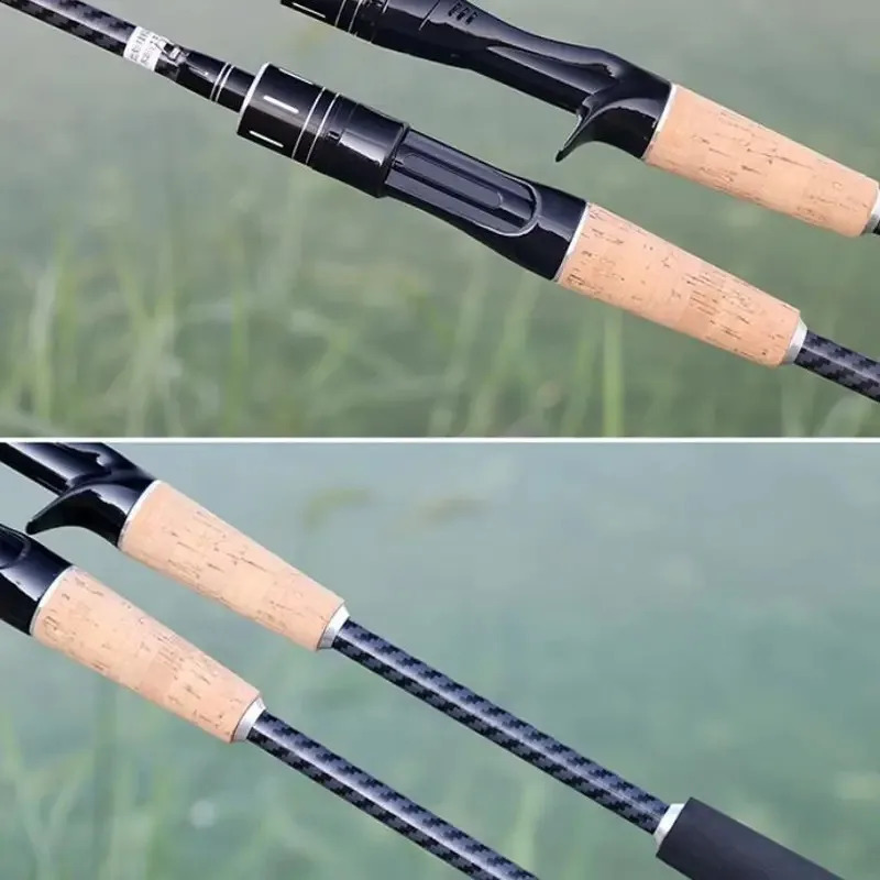 Carbon Lure Rod with Wooden Handle180cm7086inchSuitable for a variety of fishing environments 250530