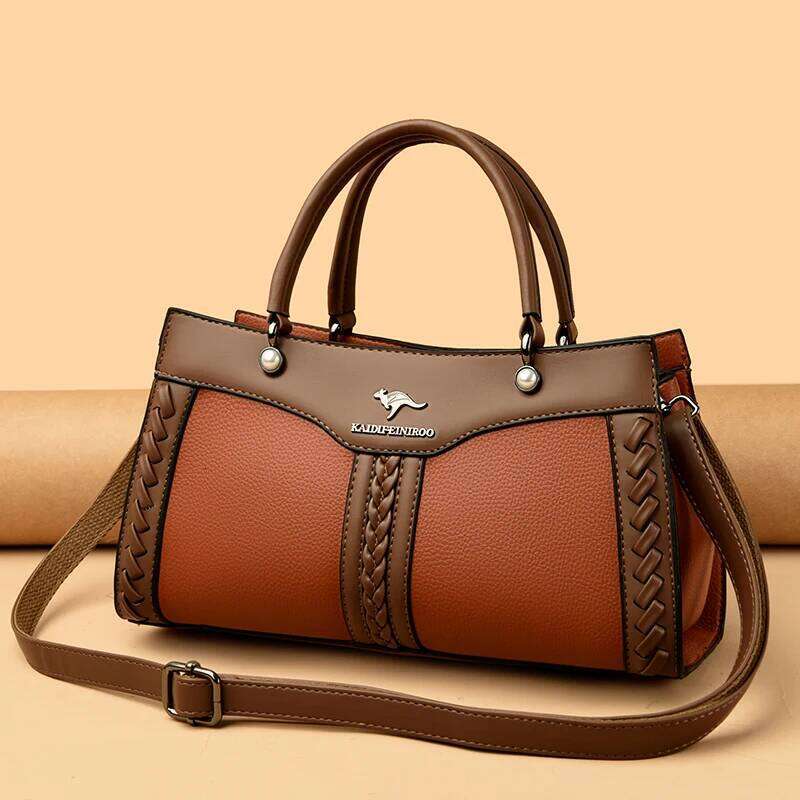 Designer Bag Leather Handbags Designer Retro Crossbody Bags For Women New Large Capacity Shoulder Messenger Bag Tote Bags