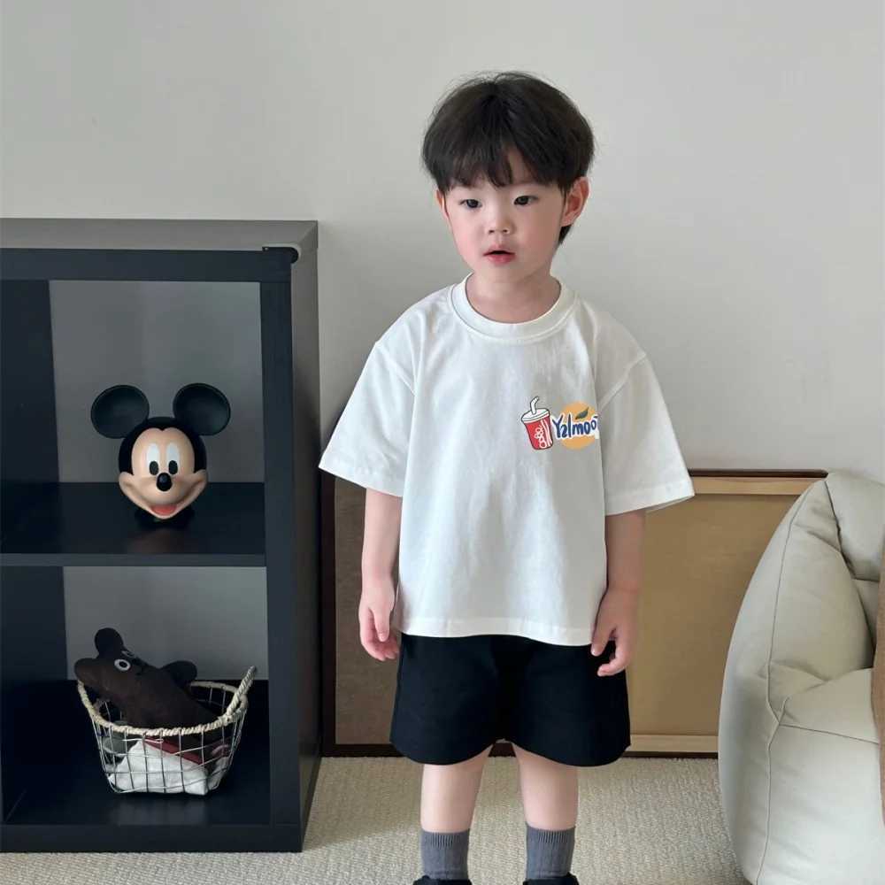 Trendy short-sleeved T-shirts for boys and girls original summer loose casual outfits fresh and cool T250603