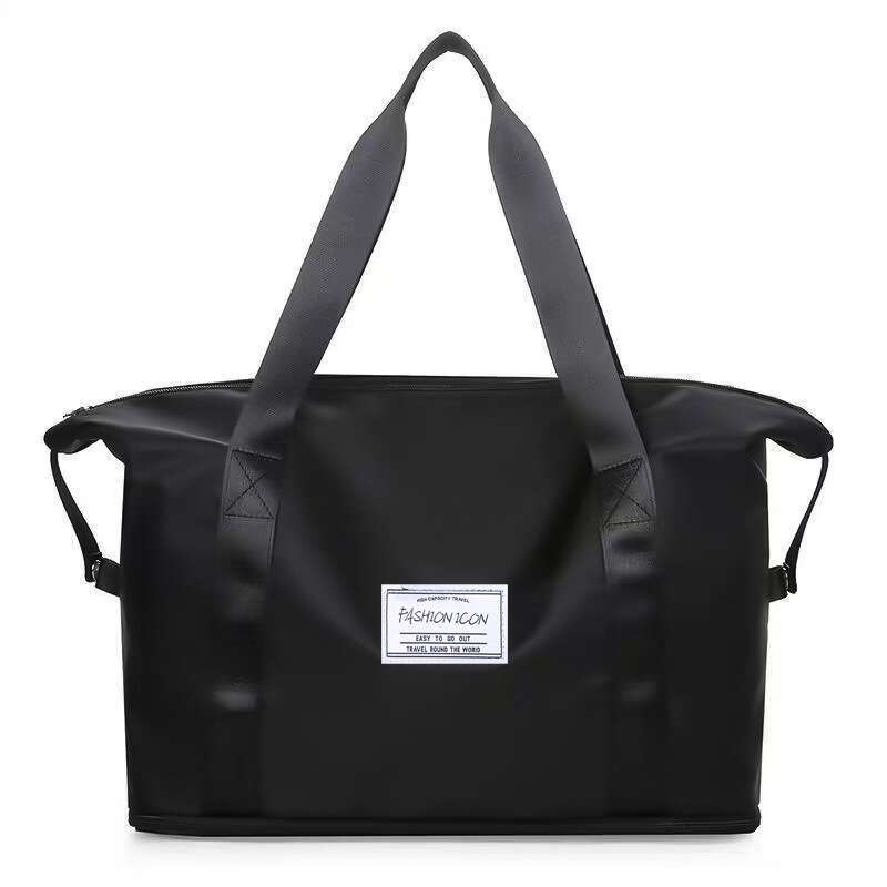 Travel for Women, Short-Distance Lage Storage Large Capacity Handbag, Lightweight Maternity Bag, Pure Color Fiess Bag