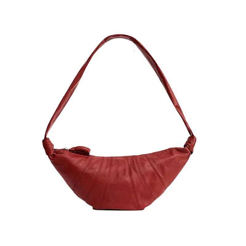 Croissant niche texture croissant dumpling buns, crossbody chest bags, Maillard fashionable and retro women's bags