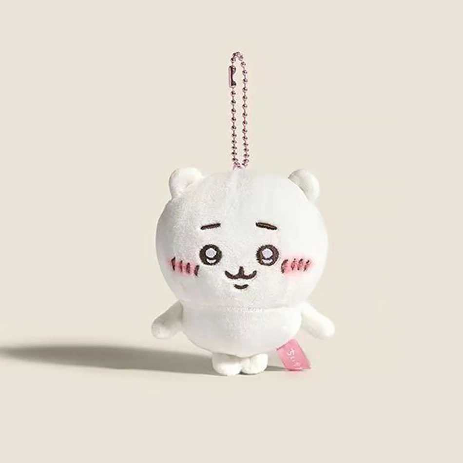In Stock 10CM Chiikawa Pajama Plush Pendant Keychain Cartoon Usagi Hachiware Usachi Doll Keychains Chiikawa Plush Doll Toys Gift XJ250602