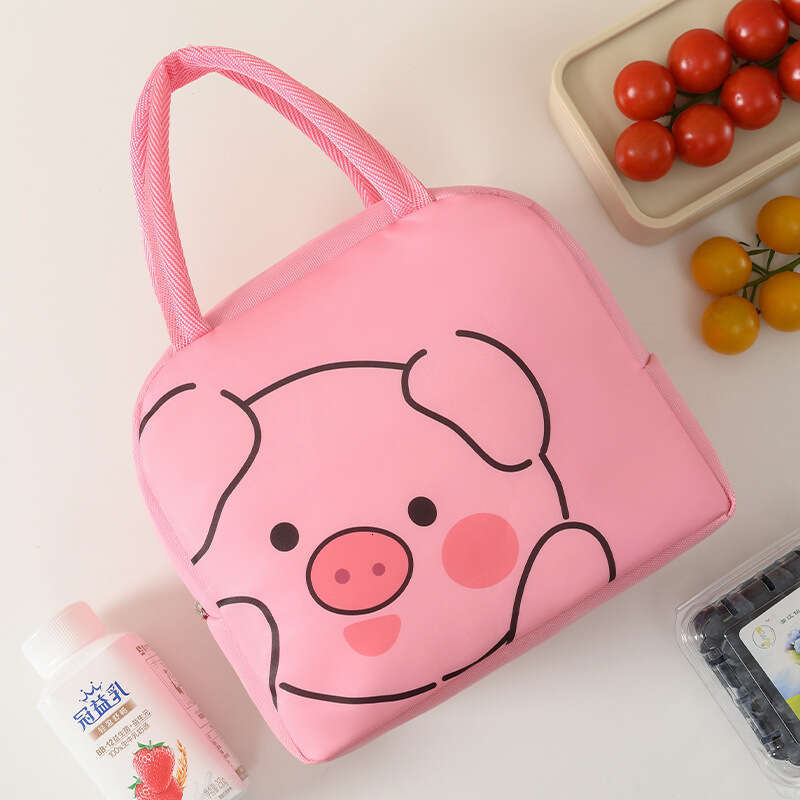 Thickened Portable Cartoon Meal Handheld Box Insulated Cooler Lunch Bag