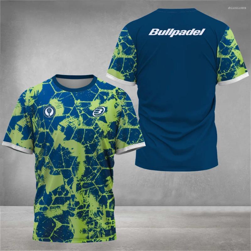 Men's T Shirts Cool Padel Breathable Short Sleeve Summer Quick Dry Street Top Outdoor Tennis Shirt Fitness Collection