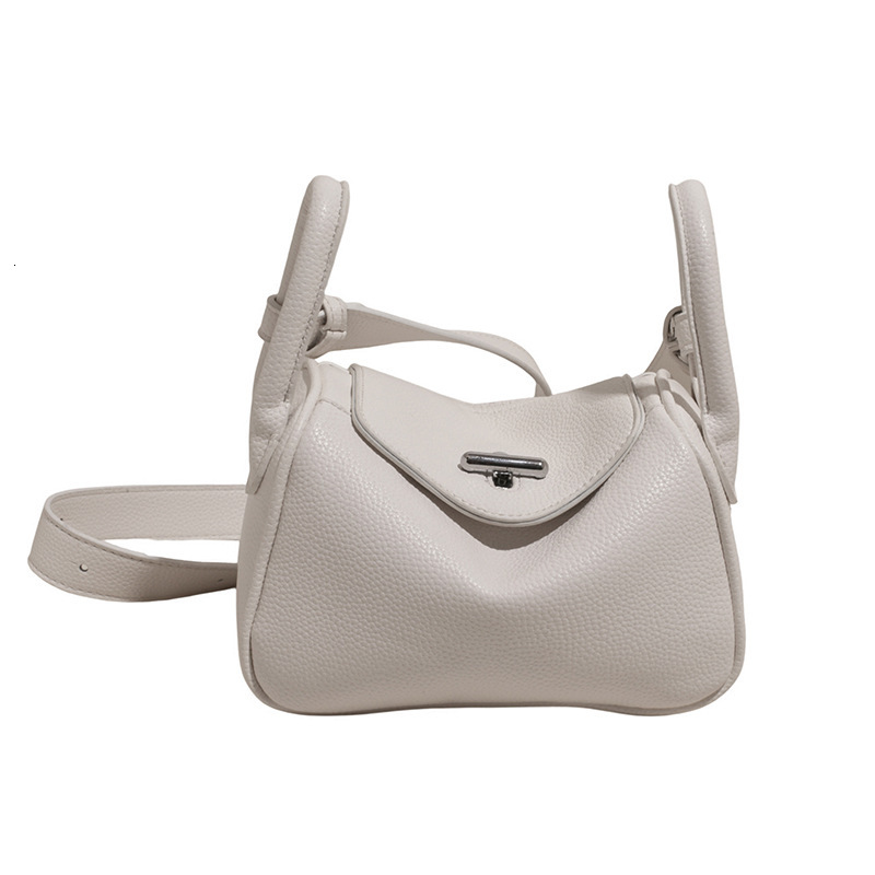designer Niche High-End Underarm Bag for Women 2025 New Simple Fashion Lychee Texture Versatile Commuter Crossbody Pillow Bag