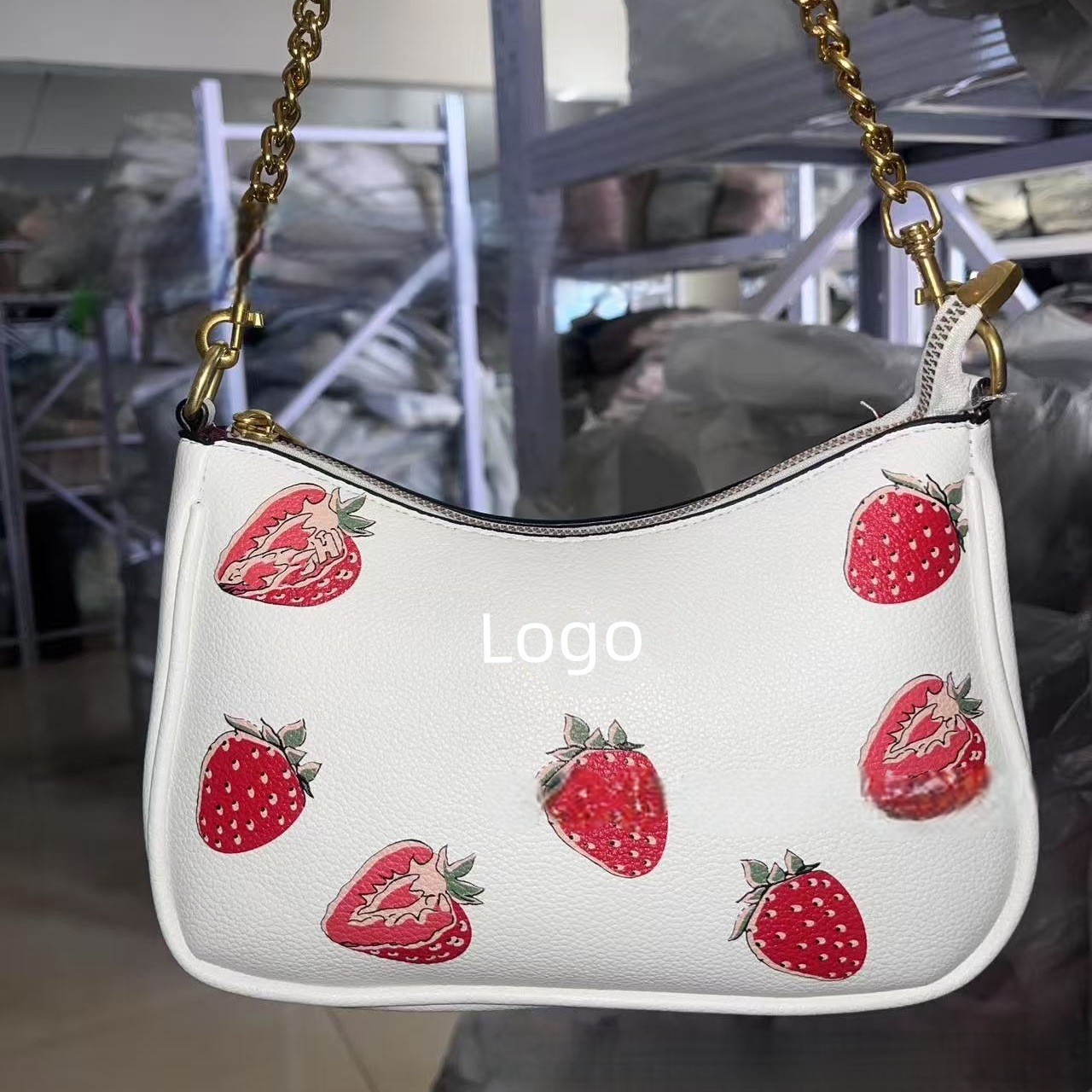 Women's bag fashion simple and trendy letter armpit trend 2025 new texture single shoulder crossbody bag bags