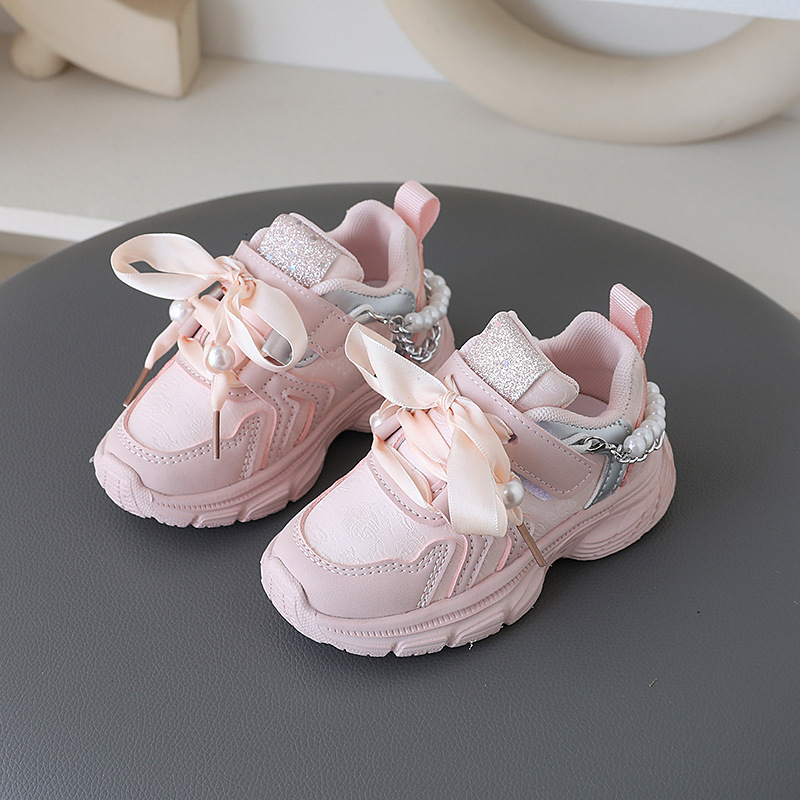Ddmyshoesvip children's shoes Girls Sneakers Spring Autumn New Soft Sole Children S Casual For Toddlers And Kids Fashion Breathable Dad Shoes Non
