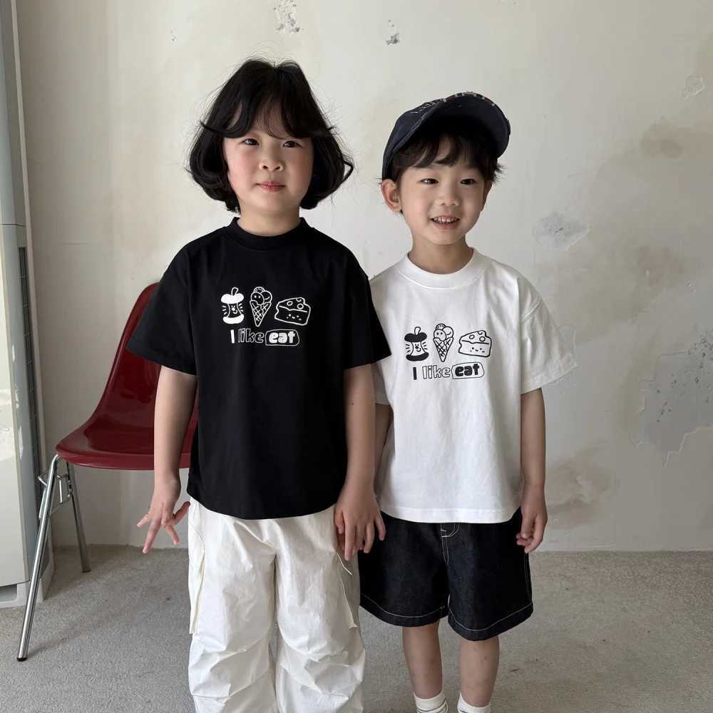 New Summer Childrens Solona Cool Original Letter Printing Short-Sleeved T-Shirt for Boys and Girls T250603