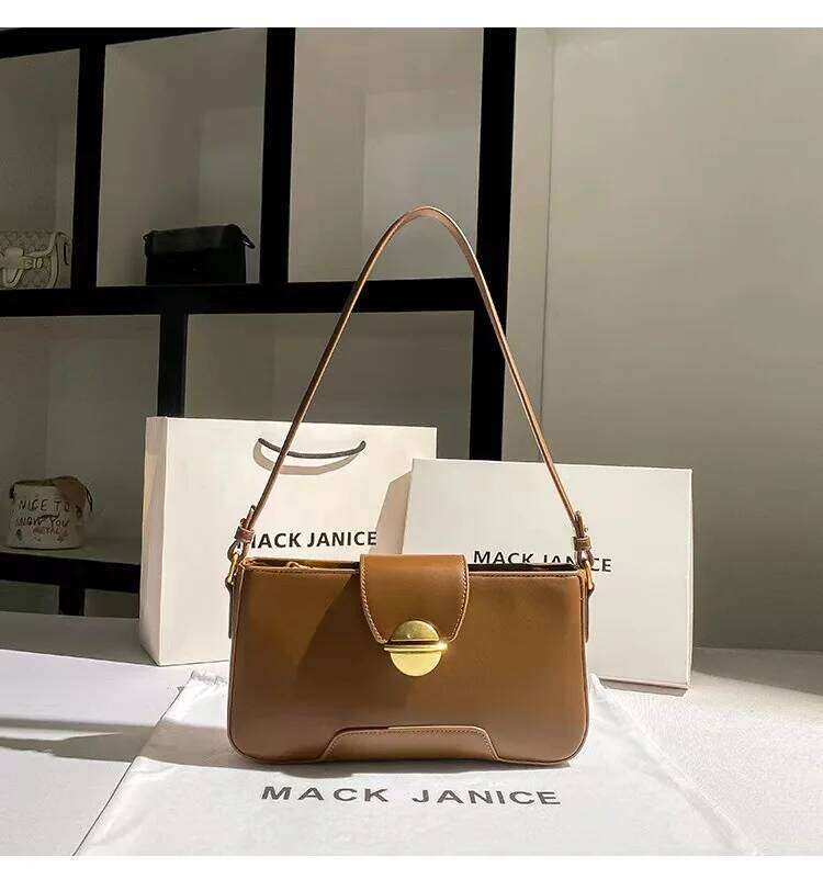 Autumn Winter High Quality Solid Color Square Women Fashion Handbag Lady Purse Shoulder Messenger Female Underarm Bag