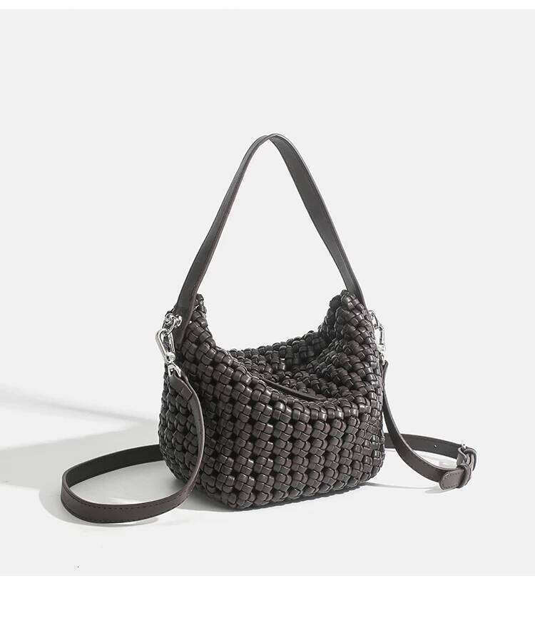 Designer Bag Popular PU Woven Tote Hobo Bags Medium Size Woman Clutch Bag Deals Original Brands Women Casual