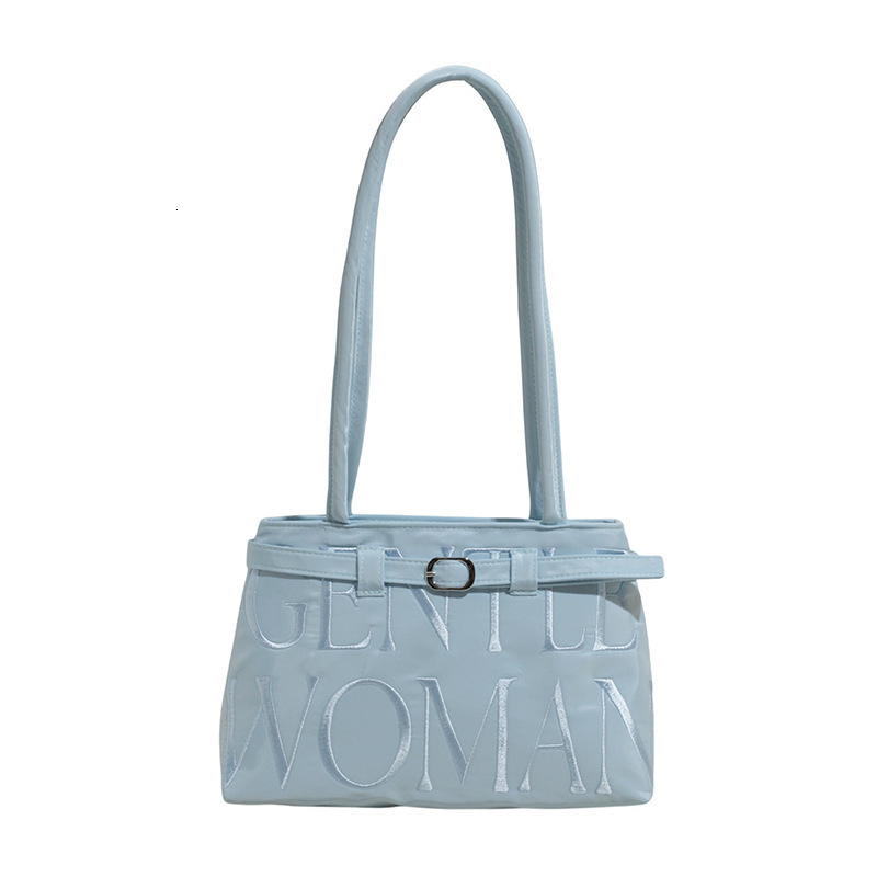 designer casual bag Fashion Niche Design Letter Handbag Underarm Bag for Women 2025 New Versatile Retro Embroidered Shoulder Bag