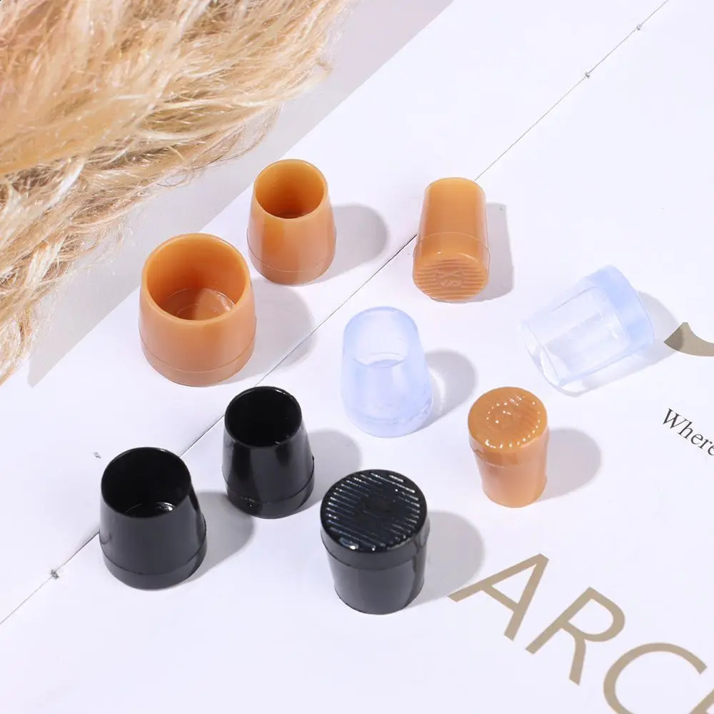 1Pair Silencer Heel Protector Woman High heels Protective Cover Round Shape Nonslip Wearable Shockproof Accessories 250528