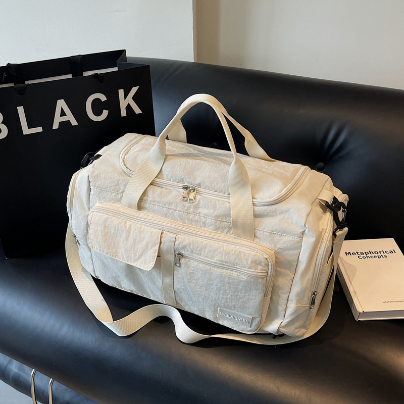 Travel Large Capacity Casual High-end Business Trip Accommodation Storage Lage Dry Wet Separation Fiess Bag Convertible to Backpack
