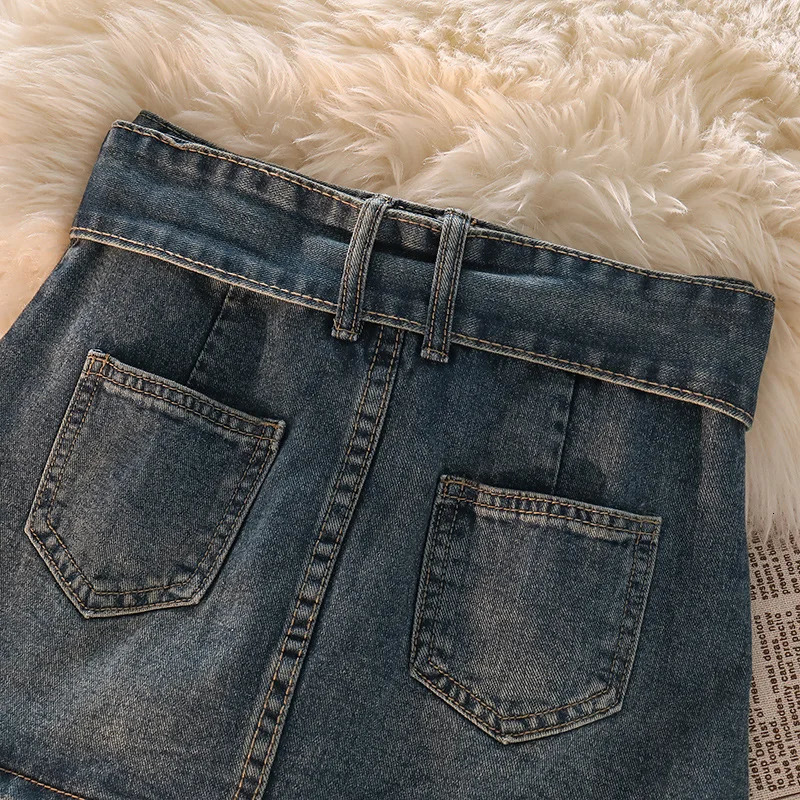 Retro Vintage Skirts Fashion Women A-LIne Sexy High Waist Y2K Summer Shorts Dresses Casual Streetwear Chic Skirt 250603