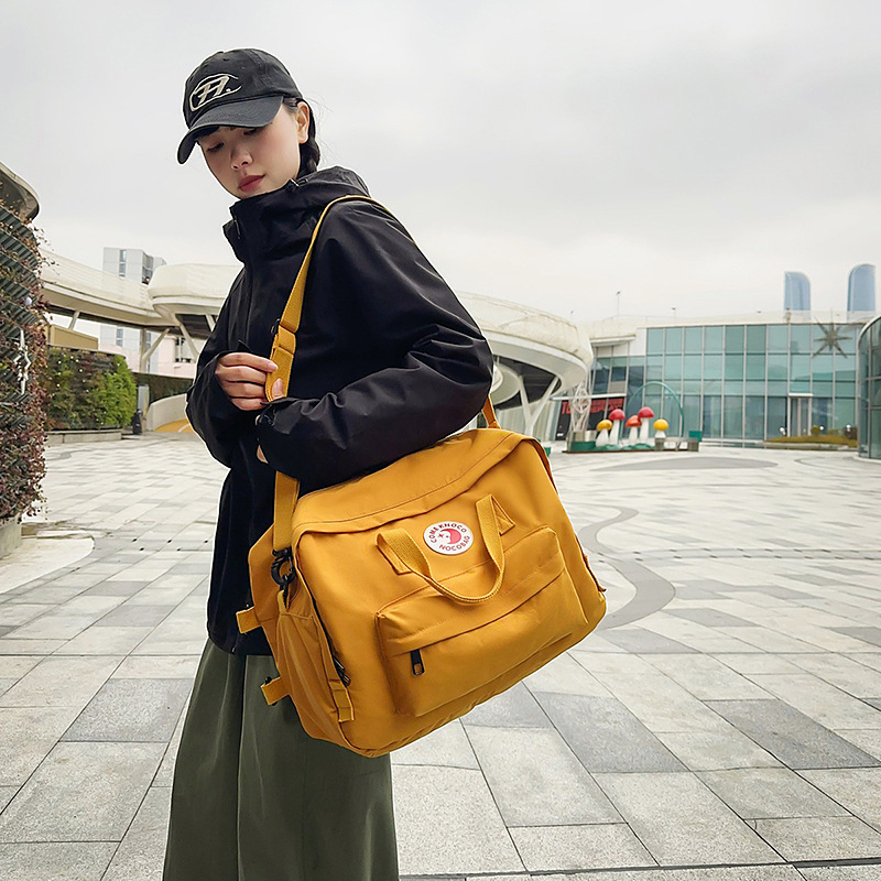 New Three-in-One Solid Color Handbag College Student School Bag Waterproof Arctic Travel Backpack