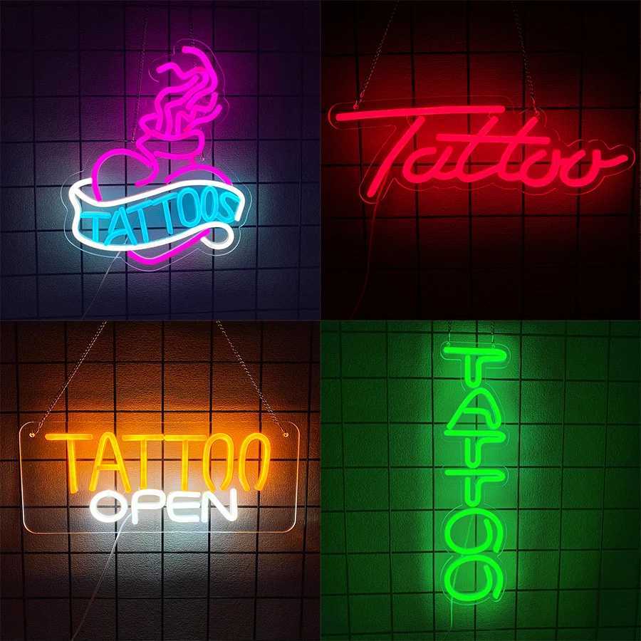 Neon With Tattoo Theme Business Of Tattoo Studio USB Powered Used For Bedroom Club Decor Gift For Tattoo Lovers. XJ250602