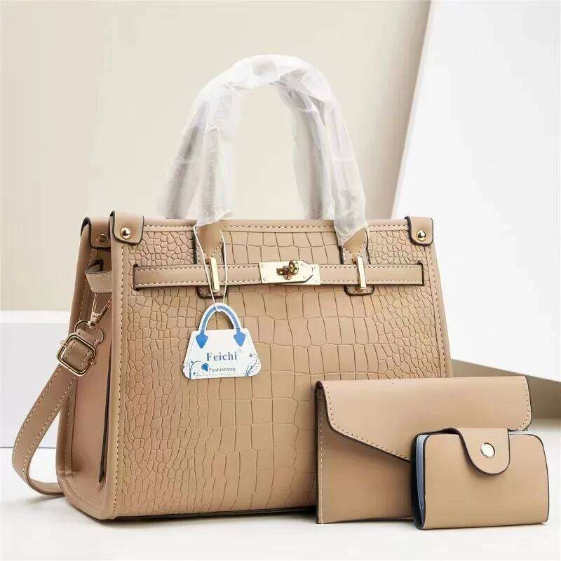 New Casual Tote Bags Women Handbag Large Capacity Womens Shoulder Crossbody High quality Piece Set Lady Composite Bag bag