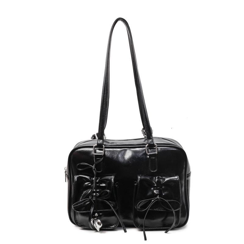 designer 2025 Spring Summer New INS Simple Oil Leather Backpack for Women Versatile High-end Fashion Handbag Backpack