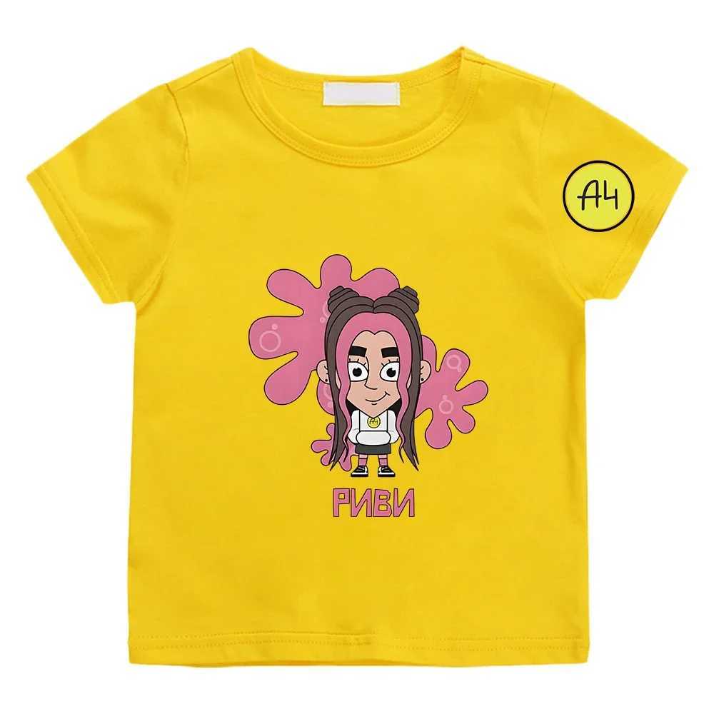 Merch A4 VladA4 T-shirt 100% Cotton High Quality Summer Tee-shirt for Baby Boys and Girls Soft O-neck T-shirts Children Casual Tee T250603