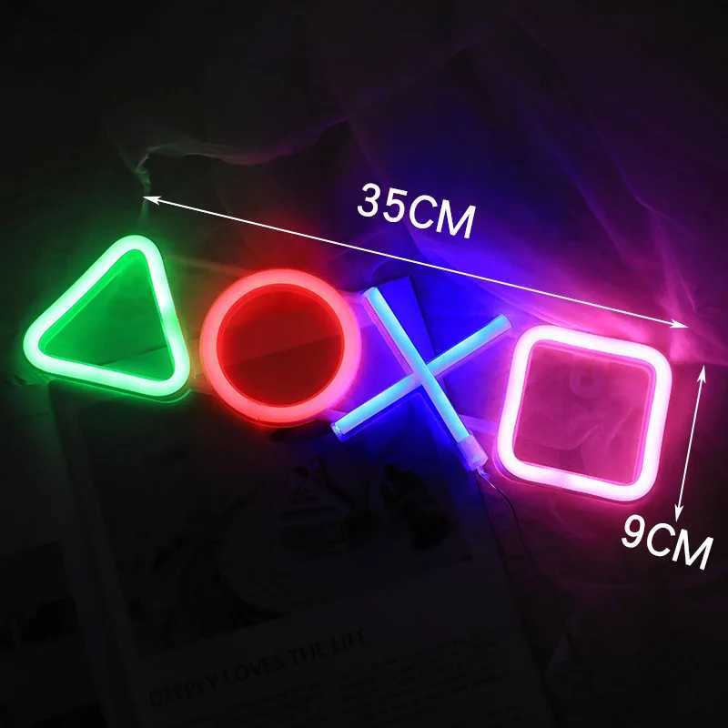 Neon Sign Custom Game Icon Light for Wall Hanging Atmosphere Playstation Lamp LED Colorful Lighting Room Bar Club Player Decor XJ250602