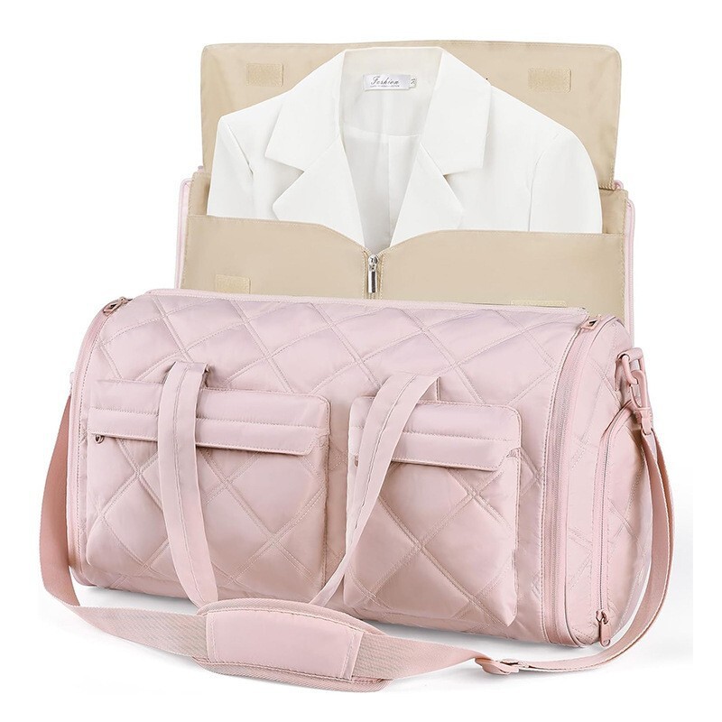 New Convertible Clothing Suit Carry-on Travel Duffel Bag with Shoe Compartment