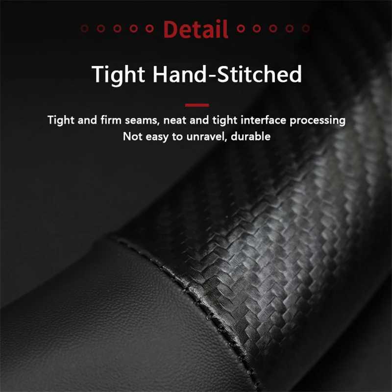 Car Leather Steering Wheel Cover For Jeep Grand Cherokee XJ Renegade Compass Wrangler JK TJ Patriot SRT Trail Hawk Accessories R250603