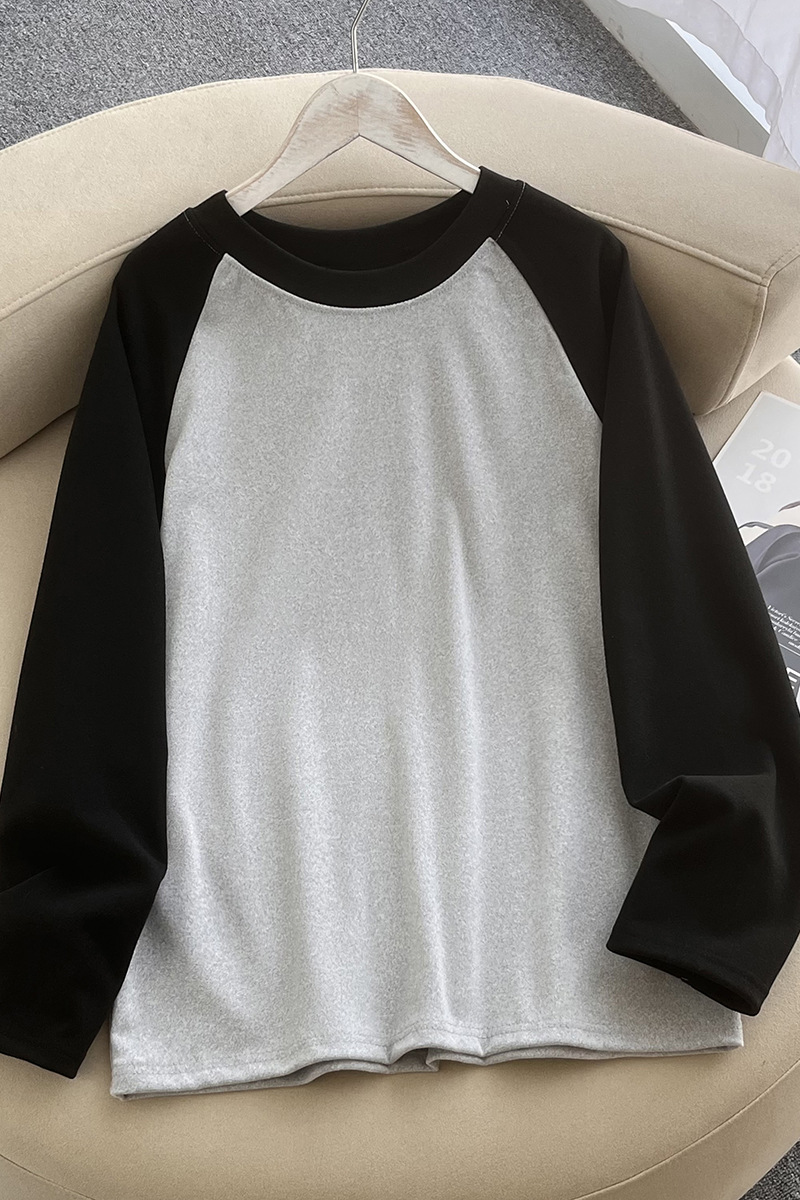 MUU1904 bottoming shirt women autumn and winter sweater inner wear loose buttocks mid-length T-shirt women