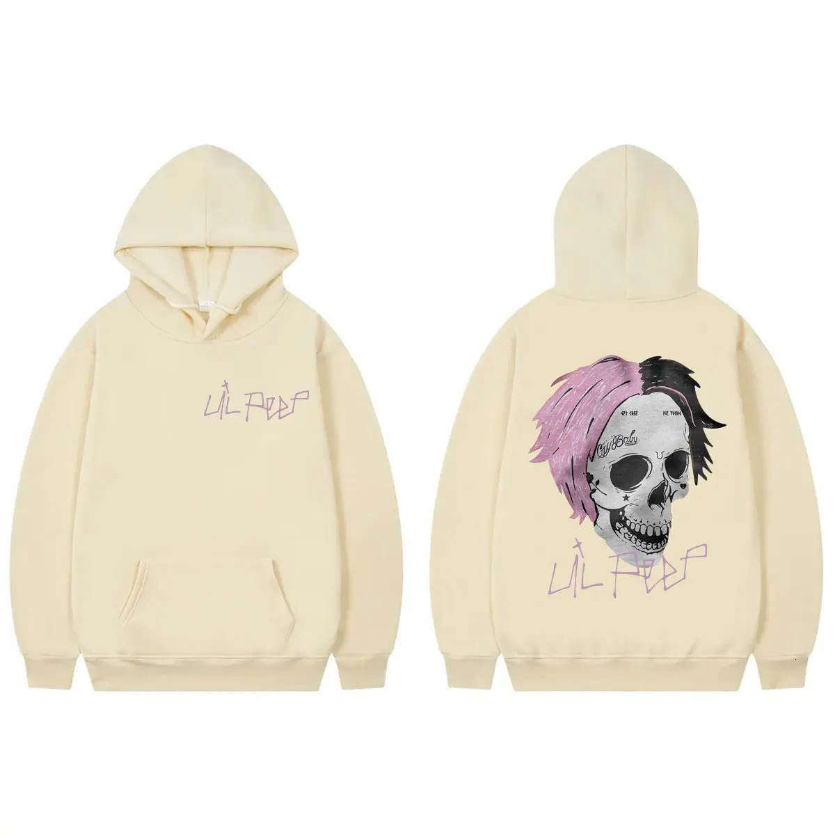 Rapper Lil Peep Cry Baby Merch Hoodie High Quality Fashion Oversized Pullovers Men Women Casual Long Sleeve Hooded Sweatshirts 250603