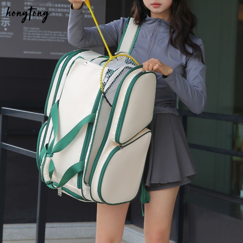 Tennis bags elite bag badminton racket padel backpack large capacity multi function outdoor sports training hand held cross body backpacks unisex 46.4