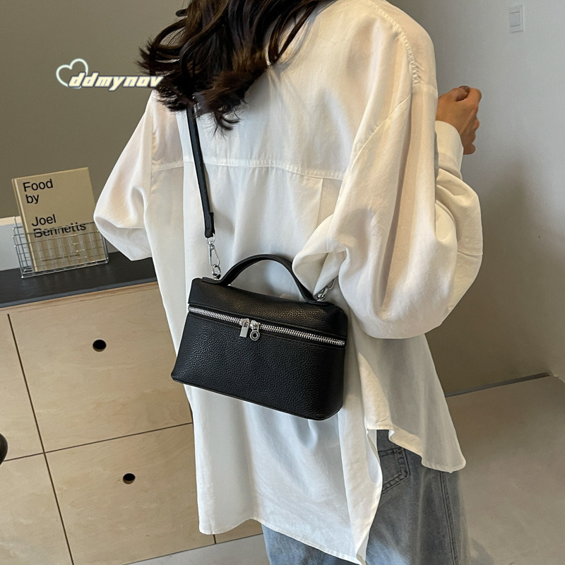 Urban Minimalist High-Quality Texture Small Square 2024 New Trendy Live Streaming Single Shoulder Crossbody Women's Bag ddmynov