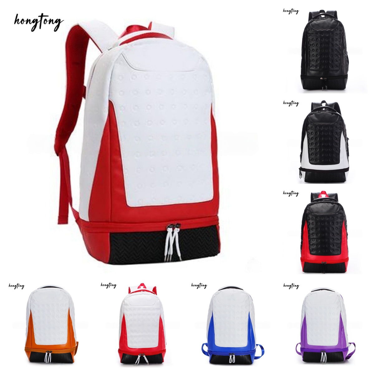 basketball backpack elite bag outdoor bags PU sports backpacks large capacity multi function waterproof wearproof athletic training hoops pack unisex 