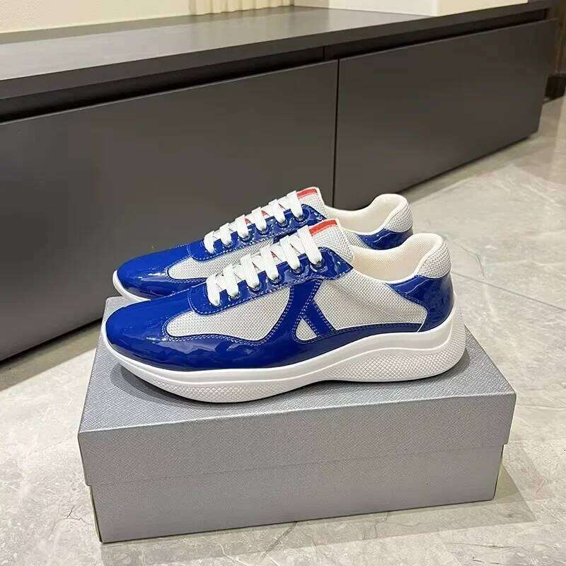Large Size Discount 36-47 High End Genuine Leather Couple Women's Sneakers High-end Brand Designer Shoes for Men