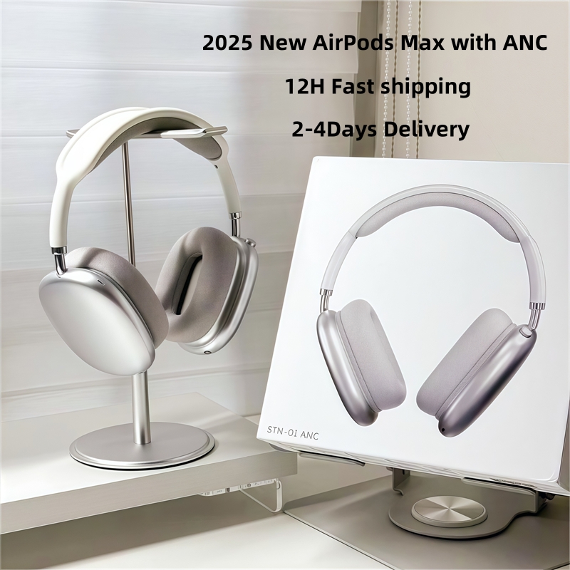 2025 For New apple Airpods Max 2 Gen Metal Wireless Headphone Accessories Transparent TPU Solid Silicone Waterproof Protective case AirPod Pro Maxs Headphones