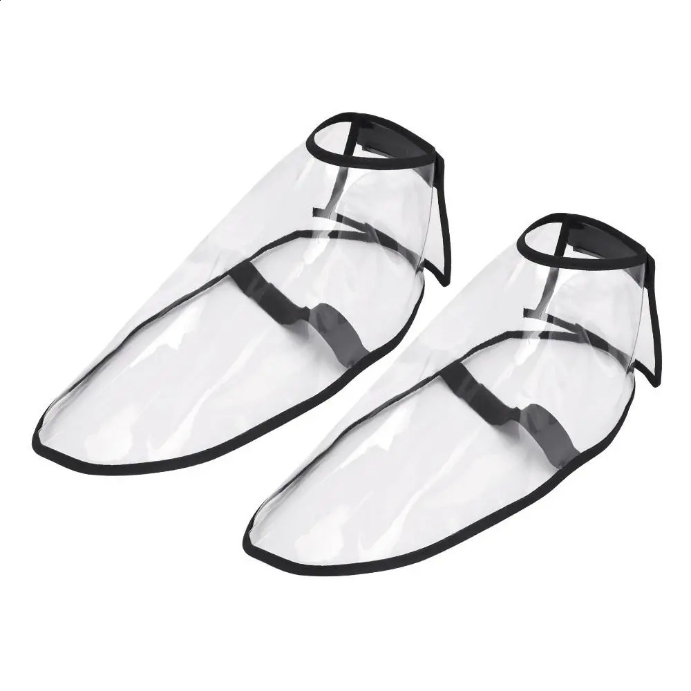 Hairdressing Hairdresser Salon Shoe Covers Transparent Haircut Stylist Adjustable Waterproof 250528
