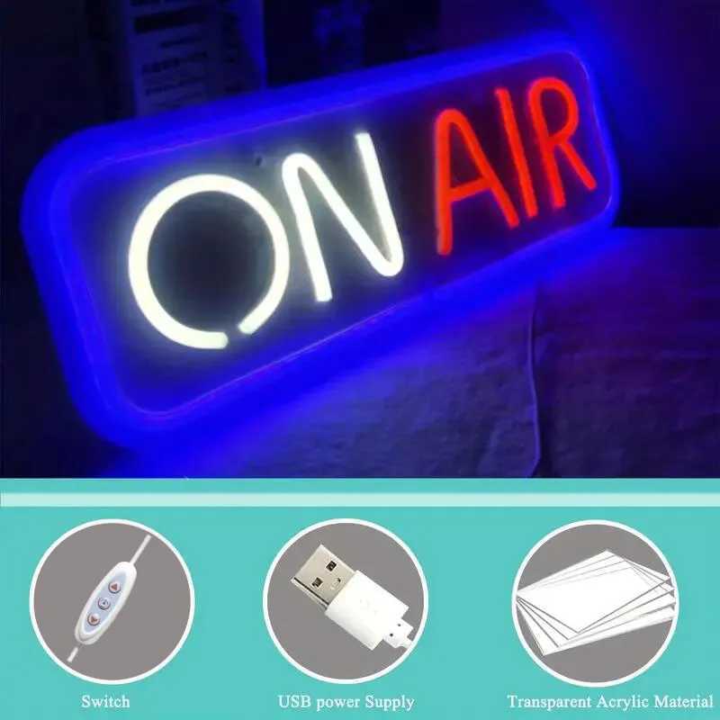 ON AIR neon sign LED Neon Light Sign Suitable For Party Wall Decoration USB Powered Suitable For Bedroom Decoration Gifts XJ250602