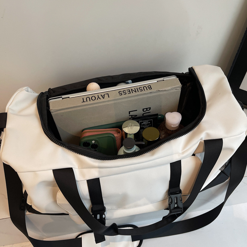 New Casual Dry Wet Separation Sports Fiess Swimming Short Trip Handheld Travel Independent Shoe Compartment Lage Bag