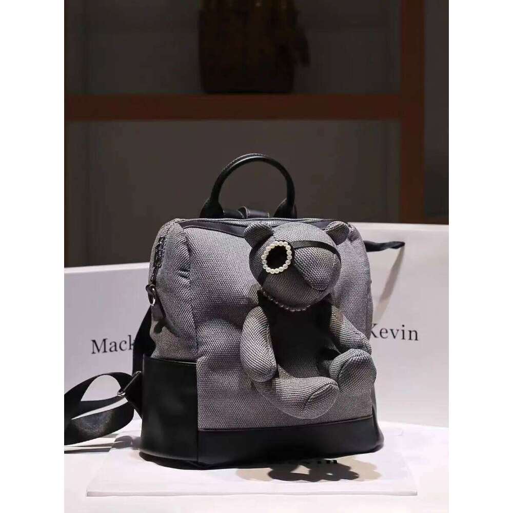 Large Capacity Fashion Backpack Cute Doll Fabric Travel High Quality Women Handbag Single Shoulder Student Casual Bag