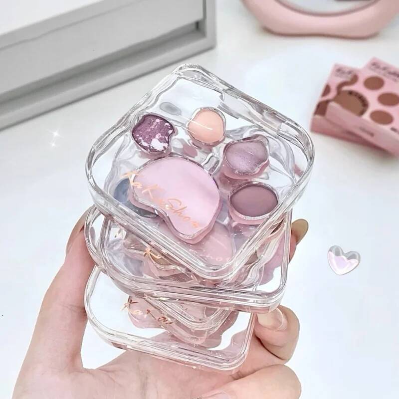 5 Colors Cat Claw Eyeshadow Long Lasting Glitter Rose Blush Shadows Cute Eye Makeup Palette Women Cosmetics