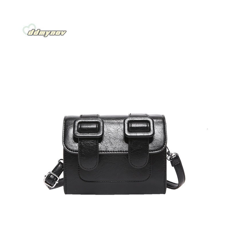 2024 New Style Personality Messenger Solid Color PU Fashion Small Square Shoulder Crossbody Women's Bag ddmynov
